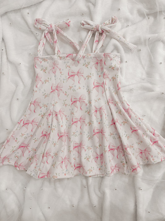 Coquette strappy dress