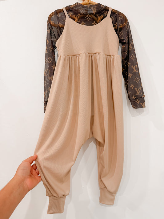 Nude Napa & mesh set