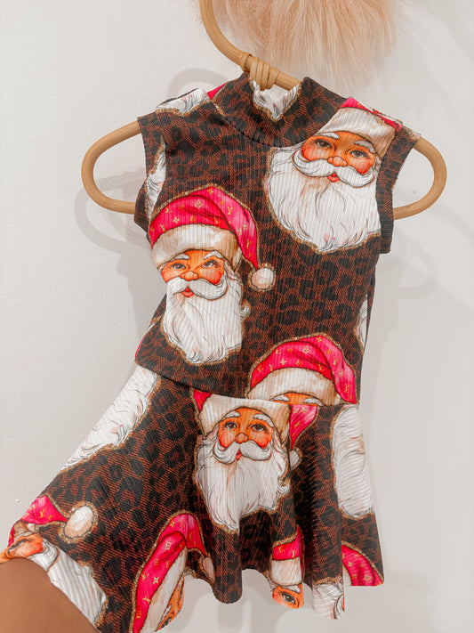 Mystery Mocked peplum top