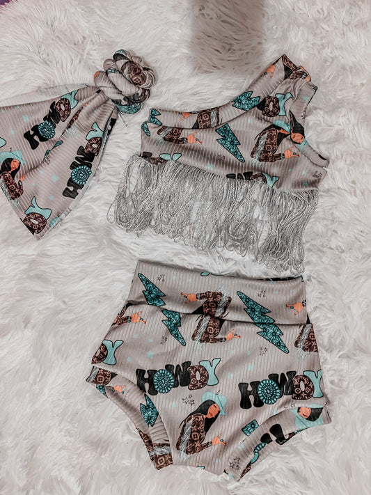 Boujee western 2 pc set